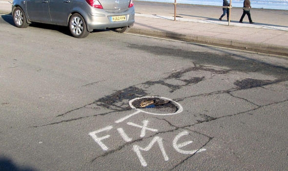 Worst Cities & Areas for Potholes in the UK